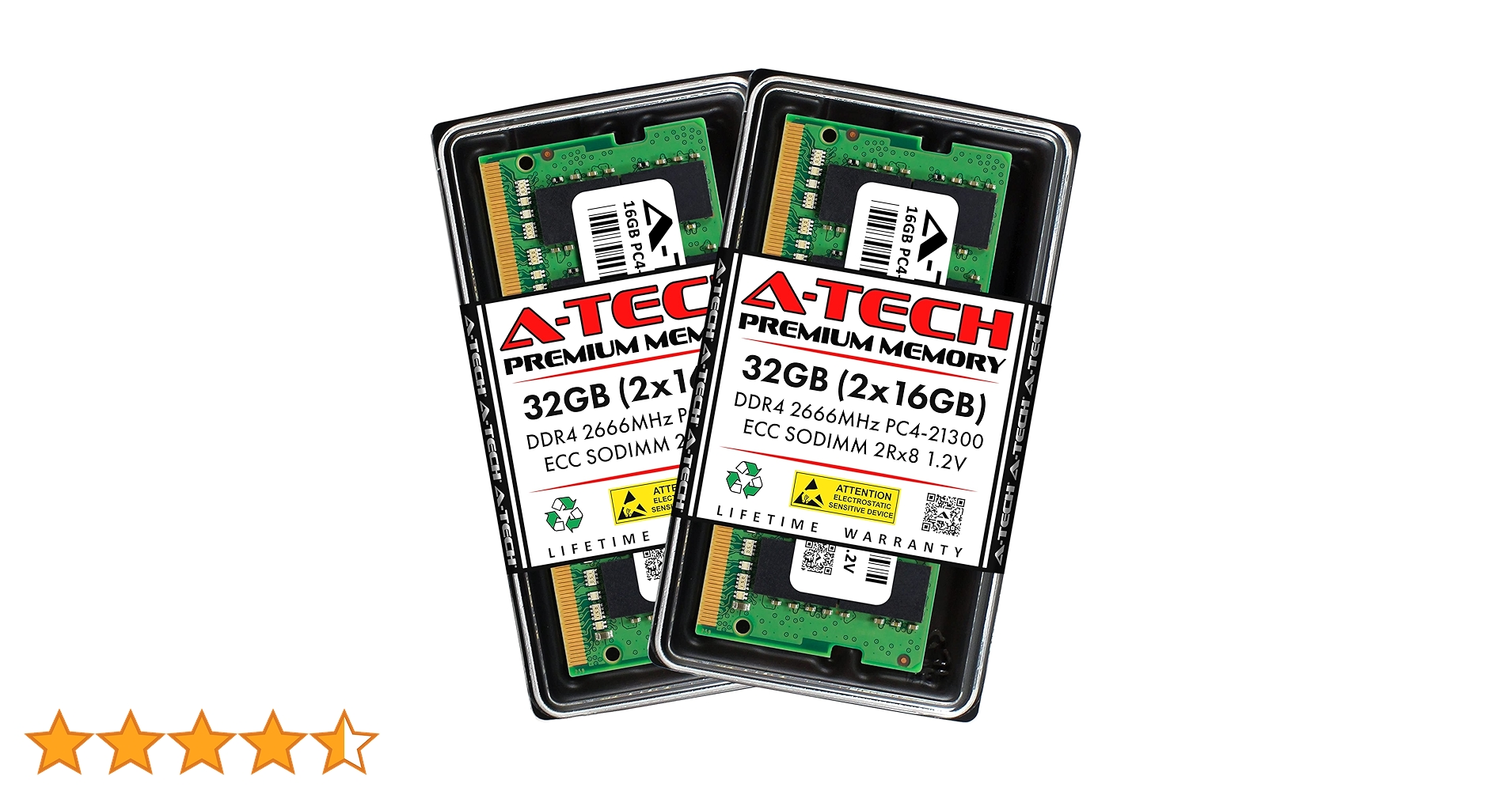 新品 D4ECSO-2666-16G DDR4 16GB ECCメモリ Innodisk SO-DIMM DDR4 2666 ECC Memory - 16GB | OnLogic